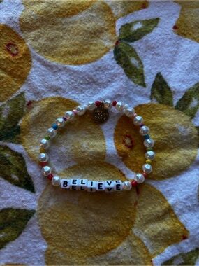 Little words project LWP bracelet believe